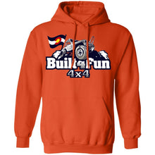 Built4Fun grey G185 Gildan Pullover Hoodie 8 oz.