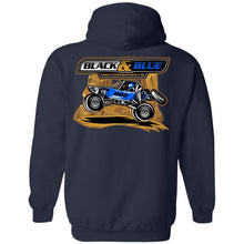 BB&M Team Indiana front 2-sided print G185 Gildan Pullover Hoodie 8 oz.
