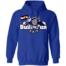 Built4Fun grey G185 Gildan Pullover Hoodie 8 oz.
