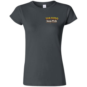 San Diego jeep club 2-sided print G640L Gildan Softstyle Ladies' T-Shirt