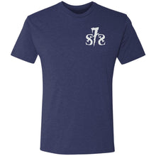 S7S white logo Taco 2-sided print NL6010 Men's Triblend T-Shirt