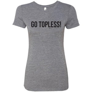 JeepDaddy Go Topless Ladies' Triblend T-Shirt