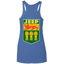 JSK_Star 2-sided print NL6733 Next Level Ladies' Triblend Racerback Tank