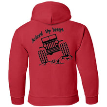 Juiced Up Jeeps G185B Gildan Youth Pullover Hoodie