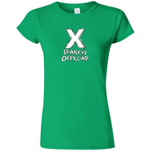 Sparky's Offroad white logo G640L Gildan Softstyle Ladies' T-Shirt