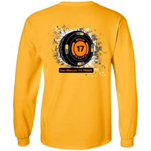 Black 17 2-sided print G240 Gildan LS Ultra Cotton T-Shirt