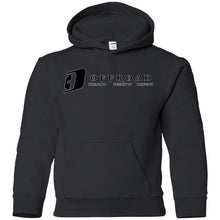 D3 Offroad white border G185B Gildan Youth Pullover Hoodie