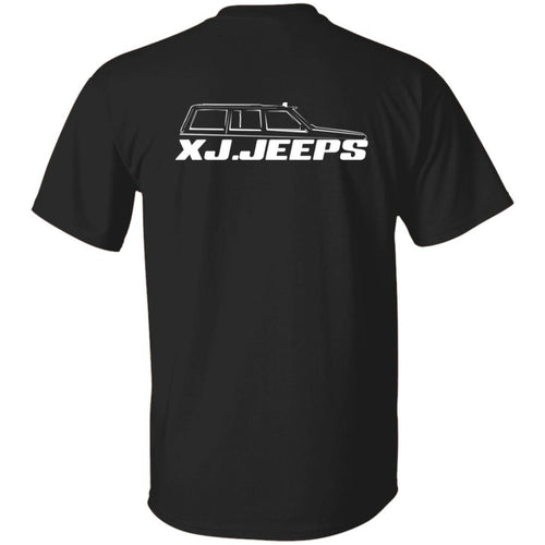 XJ Jeeps 2-sided print G500B Gildan Youth 5.3 oz 100% Cotton T-Shirt
