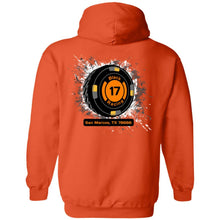 Black 17 2-sided print G185 Gildan Pullover Hoodie 8 oz.
