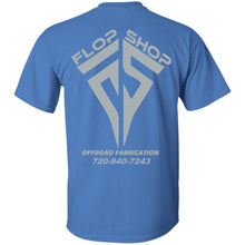 Flop Shop gray logo 2-sided print G200 Gildan Ultra Cotton T-Shirt