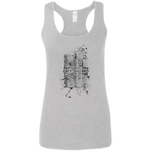 AmericanOffroadCustoms Vertical G645RL Ladies' Softstyle Racerback Tank