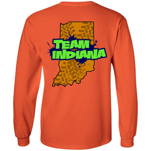 B&B Motorsports 2-sided print (Team Indiana back) G240 Gildan LS Ultra Cotton T-Shirt