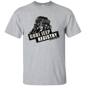 Gobi Jeep Registry Logo G200 Gildan Ultra Cotton T-Shirt