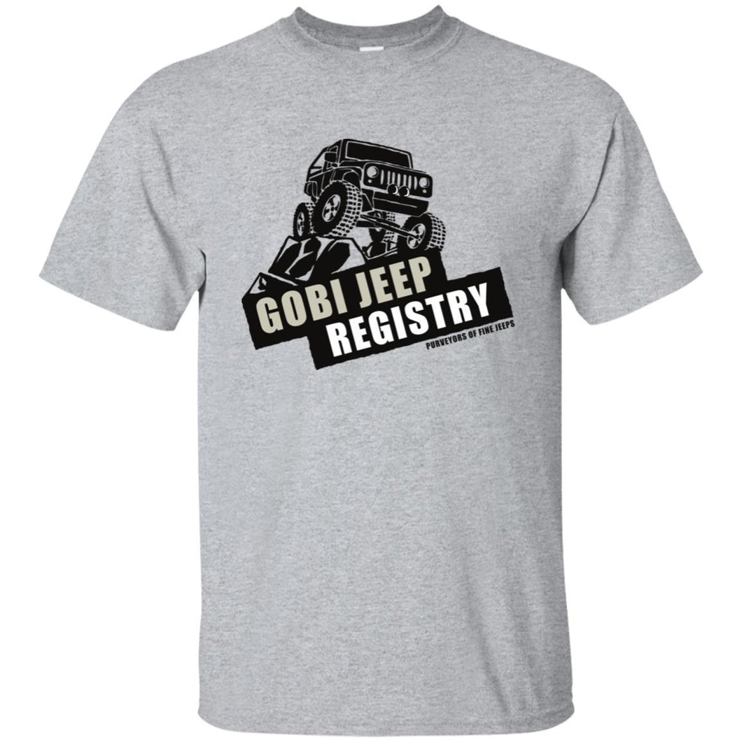 Gobi Jeep Registry Logo G200 Gildan Ultra Cotton T-Shirt
