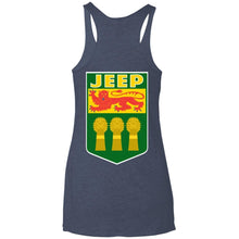 JSK_Star 2-sided print NL6733 Next Level Ladies' Triblend Racerback Tank