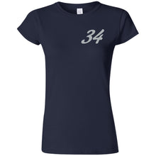 Yeti Motorsports logo 2-sided print G640L Gildan Softstyle Ladies' Fitted T-Shirt