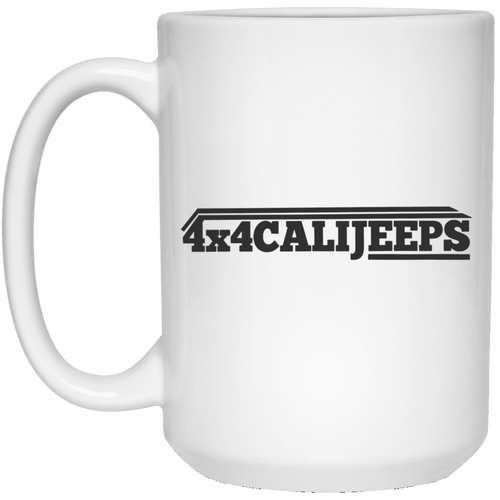 California Jeeps 21504 15 oz. White Mug