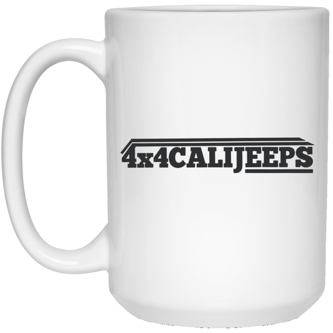 California Jeeps 21504 15 oz. White Mug