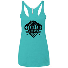 Colorado Combat Jeepers NL6733 Next Level Ladies' Triblend Racerback Tank