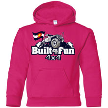 Built4Fun grey G185B Gildan Youth Pullover Hoodie