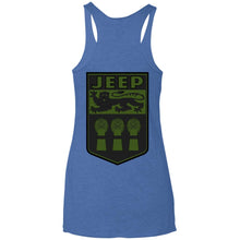 JSK_ Dark Star 2-sided print NL6733 Next Level Ladies' Triblend Racerback Tank