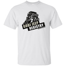 Gobi Jeep Registry Logo G200B Gildan Youth Ultra Cotton T-Shirt