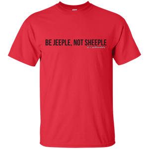 JeepDaddy Be Jeeple Not Sheeple Crew Neck T-Shirt