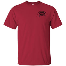 ASJC black logo 2-sided print G200 Gildan Ultra Cotton T-Shirt