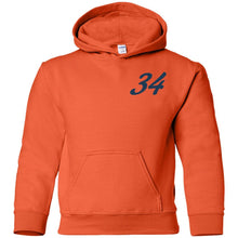 Yeti Motorsports blue logo 2-sided print G185B Gildan Youth Pullover Hoodie