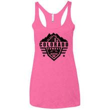 Colorado Combat Jeepers NL6733 Next Level Ladies' Triblend Racerback Tank