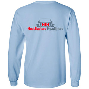 Heatbeaters 2-sided print G240 Gildan LS Ultra Cotton T-Shirt