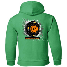 Black 17 2-sided print G185B Gildan Youth Pullover Hoodie