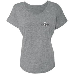 Outlaw Jeepers 2-sided print NL6760 Ladies' Triblend Dolman Sleeve