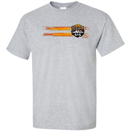 John's 4x4 tread print logo 2-sided print G200T Tall Ultra Cotton T-Shirt
