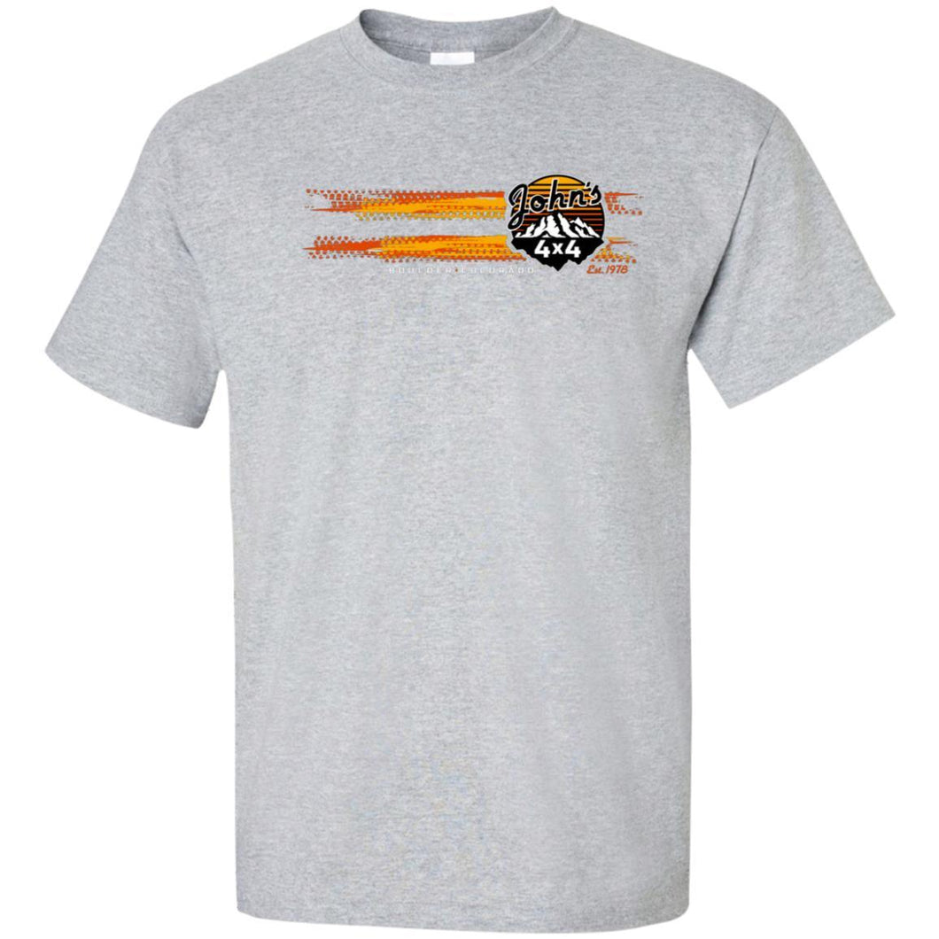 John's 4x4 tread print logo 2-sided print G200T Tall Ultra Cotton T-Shirt