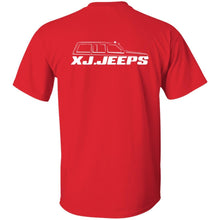 XJ Jeeps 2-sided print G500B Gildan Youth 5.3 oz 100% Cotton T-Shirt