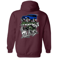 H57 Racing 2-sided print G185 Gildan Pullover Hoodie 8 oz.