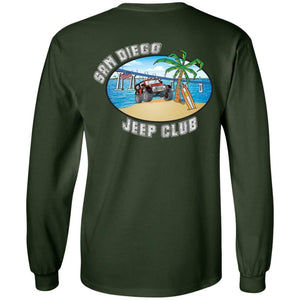 SDJC 2-sided print G240 Gildan LS Ultra Cotton T-Shirt