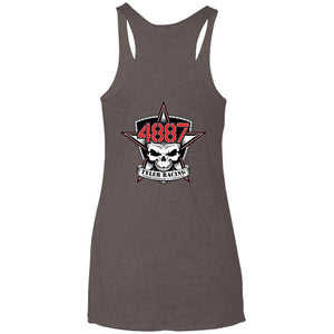 Tyler Racing 2-sided print NL6733 Next Level Ladies' Triblend Racerback Tank