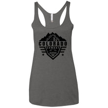 Colorado Combat Jeepers NL6733 Next Level Ladies' Triblend Racerback Tank