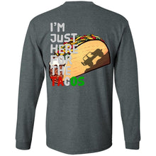 Jeep Paparazzi gray 2-sided print G240 LS Ultra Cotton T-Shirt