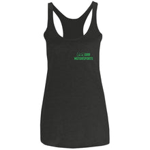 Moab Motorsports Trailmater 2-sided print NL6733 Next Level Ladies' Triblend Racerback Tank
