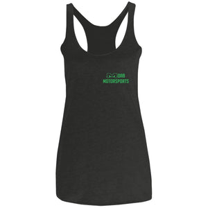 Moab Motorsports Trailmater 2-sided print NL6733 Next Level Ladies' Triblend Racerback Tank