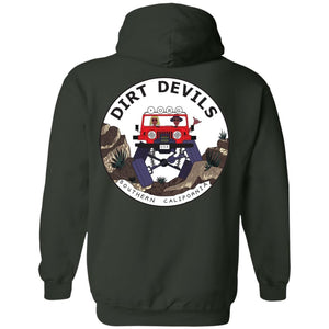 Dirt Devils Jeep Club 2-sided print Z66 Pullover Hoodie