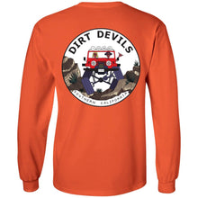 Dirt Devils Jeep Club 2-sided print G240 LS Ultra Cotton T-Shirt