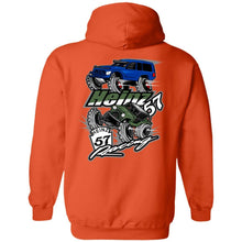 H57 Racing 2-sided print G185 Gildan Pullover Hoodie 8 oz.