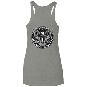 AmericanOffroadCustoms Horizontal NL6733 Ladies' Triblend Racerback Tank