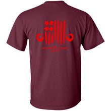 ASJC 2-sided print with Freedom flag on back G200 Gildan Ultra Cotton T-Shirt