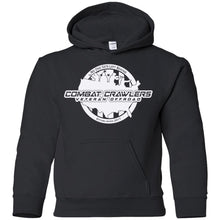 CCVOA white logo G185B Gildan Youth Pullover Hoodie