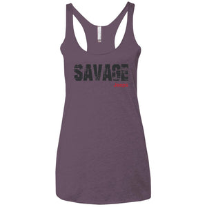 Savage Jeeps NL6733 Next Level Ladies' Triblend Racerback Tank